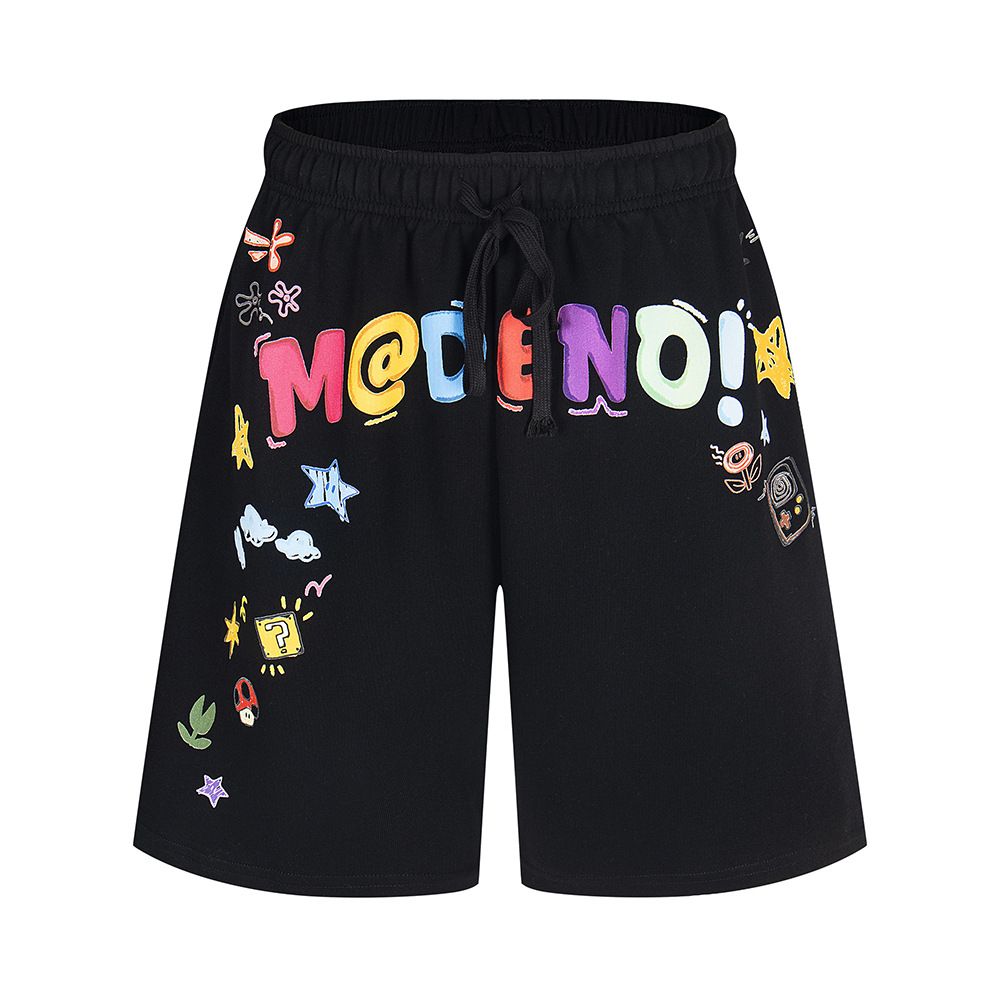 Men's Clothing High Street Fashion Brand Design Badge Letter Embroidery Shorts Men's American Street Loose Sports Shorts_viptrois.com