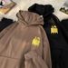 Autumn And Winter Hoodie Men's Casual Hoodie Retro Loose Top Trendy Brand Jacket_viptrois.com
