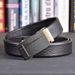 2024 Men's Belt Automatic Buckle Belt Fashionable Classic Versatile Trendy Pants Belt Simple and Casual_viptrois.com