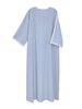 Men's Clothing High End Muslim Rope Embroidery Robe Ethnic Style Linen Robe Side Pockets_viptrois.com