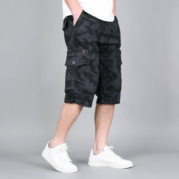 Summer Trend Fashion Casual Versatile Men's Sports Casual Five Quarter Pants_viptrois.com