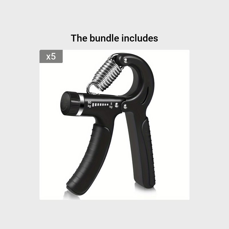 Grip Strength Trainer, Hand Grip Exerciser Strengthener With Adjustable Resistance 11-132 Lbs (5-60kg), Forearm Strengthener, Hand Exerciser For Muscl_viptrois.com