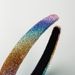 Fashionable and Shiny Full Diamond Hair Accessories with Simple Temperament Rainbow High-quality Headband Suitable for Shopping and Parties_viptrois.com