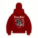 Men's Y2K Retro Full-Zip Hoodie - Streetwear Unisex Pullover With Print Design, Oversized Fit For Casual & Urban Style_viptrois.com