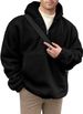 2025 Cross-Border New European And American Men's Loose Casual Zipper Hooded Flannel Printed Sweatshirt For Men_viptrois.com