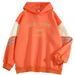 American Style Color Block Sweatshirt Couple Loose Fit NEW YORK 1898 Pullover Outerwear Cool Top_viptrois.com