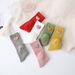 Children's Socks Spring And Autumn Style Mid Tube Socks Little Girl Three Dimensional Love Girl Baby Solid Color Vertical Striped Calf Socks_viptrois.com