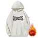 ** ADOONA Ass Gorilla Long-sleeved Sweater Fleece Hoodie Thermal Top Couple Loose Casual T-shirt **_viptrois.com