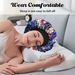 large printed sleeping cap Leopard print hair cap bonnet Elastic wide brim beauty chemotherapy cap_viptrois.com