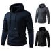 Men's Clothing Zip-Up Hoodie – Vintage Washed Polyester Pullover With Oversized Patch Pockets & Adjustable Hood (S-2XL) | British-Inspired Streetwear_viptrois.com