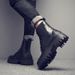 Leather Martin Boots Men's High-top Wind Mid-help Tooling Locomotive Soft Leather Velvet Men's Shoes_viptrois.com