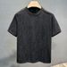 Trendy Brand Round Neck Light Luxury Men's T-shirt Summer New Loose Casual Versatile Half-sleeved Men's Short-sleeved Top_viptrois.com