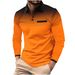 2025d Ins Autumn Men's Long Sleeve Polo Shirt Printed Polka Dot Turn-down Collar Sports Top_viptrois.com