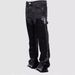 Men's Denim Overalls European And American Tooling Elastic Patch Denim Laminated Flared Pants_viptrois.com
