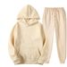 men's Clothing Two Piece Double Waist Gray Sweatpants Men's Trendy Brand Loose Hip Hop Wide Leg Sports Casual Pants_viptrois.com