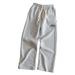 "Unisex Drawstring Wide-Leg Pants – Trendy Sketch Print Joggers With Adjustable Waist (S-4XL, Anti-Bacterial Rayon Blend)"_viptrois.com