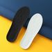 Latex sports insoles for women warm thick shock absorption breathable sweat absorption deodorant soft bottom latex super soft insoles for men winter_viptrois.com