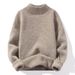 "Men's Half High Neck Sweater – Thick Knit Pullover For Autumn & Winter, Plus Size Options (M-XXXL)"_viptrois.com