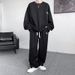Men's Clothing Spring New Men's Sweater Round Neck Loose Sportswear Youth Trend Clothes Matching Set_viptrois.com