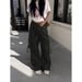 "Women's Casual Cargo Pants – Loose-Fit Straight-Leg Wide Trousers With Flowy Silhouette For Everyday Comfort & Street Style"_viptrois.com