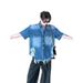 Men's Clothing Men's Summer Thin Casual Five Point Shirt Loose Large Size Half Sleeved Clothes_viptrois.com