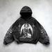 Men's Clothing Hooded Sweatshirt Pullover Hoodie Winter High Street Unisex Sweatshirt_viptrois.com