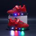 Children's Casual Shoes Flash Shoes Sports Shoes Mesh LED Light Up Children's Shoes New 1 6 Years Old Cool Boys_viptrois.com