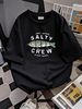 Salty Crew Mens Shirt XL Black Fishing Short Sleeve 100% Cotton Big Graphic Unisex Stylish Breathable Soft Streetwear Casual Fashion Stretched_viptrois.com
