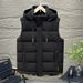 Men's Clothing Cotton Vest Hooded Waistcoat Jacket_viptrois.com