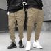Men's Clothing Cuffed Pants, Super Popular Pants In Spring, National Trend, Multi Pocket, Casual, Loose And Fashionable Overalls For Men_viptrois.com