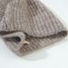 Hat for women in winter, thickened and warm knitted hat, Korean version, big head, ear protection, windproof, pile up_viptrois.com