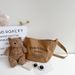 Cool Boys Crossbody Bag - Style Large Capacity Canvas Shoulder Bag For Kids, Minimalist Letter Print Snack Pack_viptrois.com
