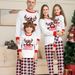 Christmas family clothing Long sleeve suit Christmas homestay pajamas Christmas baby boys girls women's men_viptrois.com