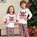Christmas family clothing Long sleeve suit Christmas homestay pajamas Christmas baby boys girls women's men_viptrois.com
