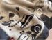 Elegant beige small fragrant wind flowers simulation silk scarf female Korean version of the autumn and winter thin section silk_viptrois.com