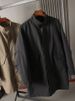 Men's Clothing Windproof Lined Long Trench Coat With Detachable Liner Lightweight Trench Coat With Detachable Liner - Windproof & Stylish For Spring_viptrois.com