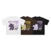 Spring And Autumn New American Street Graffiti Skull 315G Thick Trendy Brand T-Shirt For Men_viptrois.com