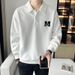 Pulse Autumn Turn-down Collar Sweatshirt Men 2025 New Trendy Brand Embroidered Loose Polo Shirt Men's Jacket Versatile Casual_viptrois.com