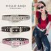 Subculture Punk Style For Women Y2K New Sequin Shiny Rhinestone Decoration Matching Jeans Belt Trendy_viptrois.com