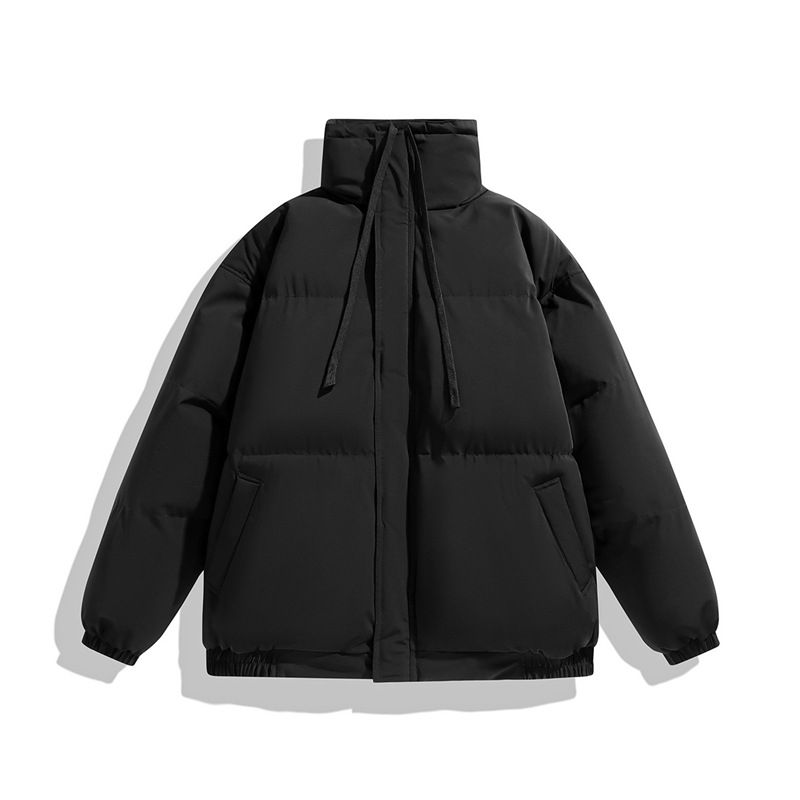 Unisex Oversized Padded Coat With Stand Collar - Thickened Winter Jacket For Men & Women, Loose Fit Warm Quilted Parka (Sizes M To 8XL)_viptrois.com