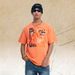 2026 New Street Style Loose Short-Sleeve Men's T-Shirt Youth Fashion 300g Printed Washed_viptrois.com