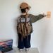 Kids Lightweight Backpack - Canvas Daypack For Boys, Sporty Minimalist Outdoor Backpack For School & Travel_viptrois.com