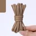 Shoe Accessories bold semi circular shoelaces, color black and white semi circular sports shoelaces,basketball shoelaces_viptrois.com