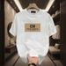 2025 Summer Loose Men And Women Pullover 100% Cotton Short Sleeve T-shirt_viptrois.com