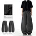 Men's & Women's Black Checkered Cargo Pants - Relaxed Fit, Straight Leg, Comfortable & Stylish For Everyday Wear_viptrois.com