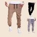 Men's Casual Fitness Drawstring Jogger Pants - Breathable Loose Fit Elastic Waist Sweatpants For Gym & Daily Wear (Multiple Colors & Sizes Available)_viptrois.com