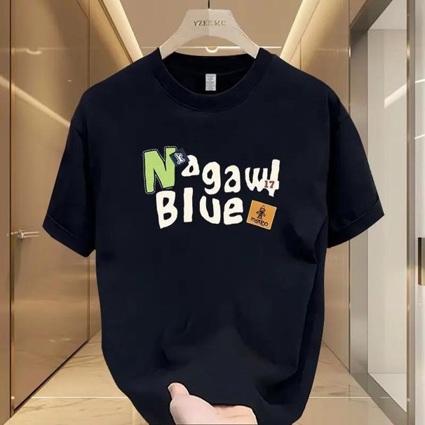Men's High-quality Round-neck Pullover Short-sleeved T-shirt_viptrois.com