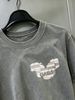 100% Cotton Washed Vintage Men's 3-Pack T-shirts Pixelated Mouse Ear With Gails Text Print Crew Neck Short Sleeve Casual Tops In Gray Brown Light Gray_viptrois.com
