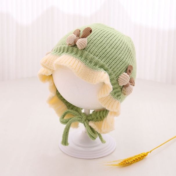 Kids'hats Baby hat Winter double thick warm girl Princess earwarmers cute butterfly_viptrois.com