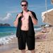 Men's Clothing Summer New Men's Simple Casual Jacquard Short Sleeved Zipper Cardigan Jacket Shorts Suit_viptrois.com
